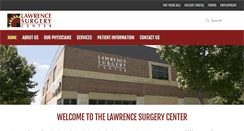 Desktop Screenshot of lawrencesurgerycenter.com