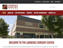 Tablet Screenshot of lawrencesurgerycenter.com